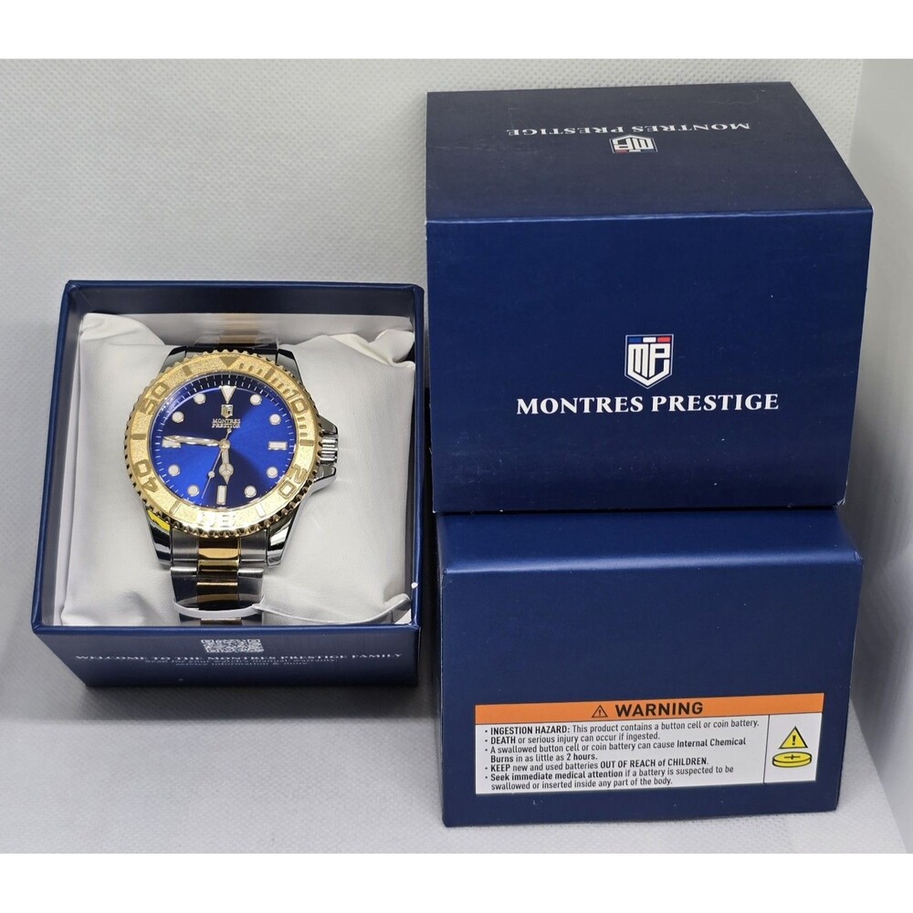 Montres Prestige X Invicta Men's Watch 43mmTwo Tone Gold Steel MPW-0265 - Picture 2 of 7
